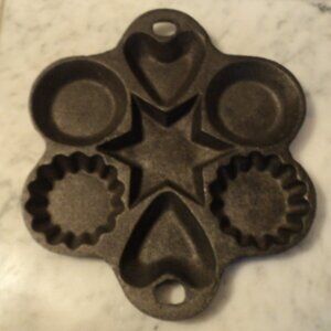 cast iron cookie mold